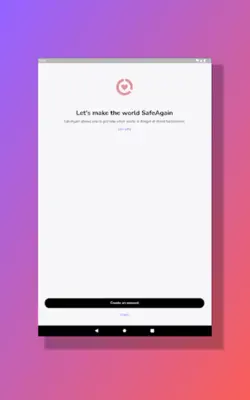 SafeAgain android App screenshot 9